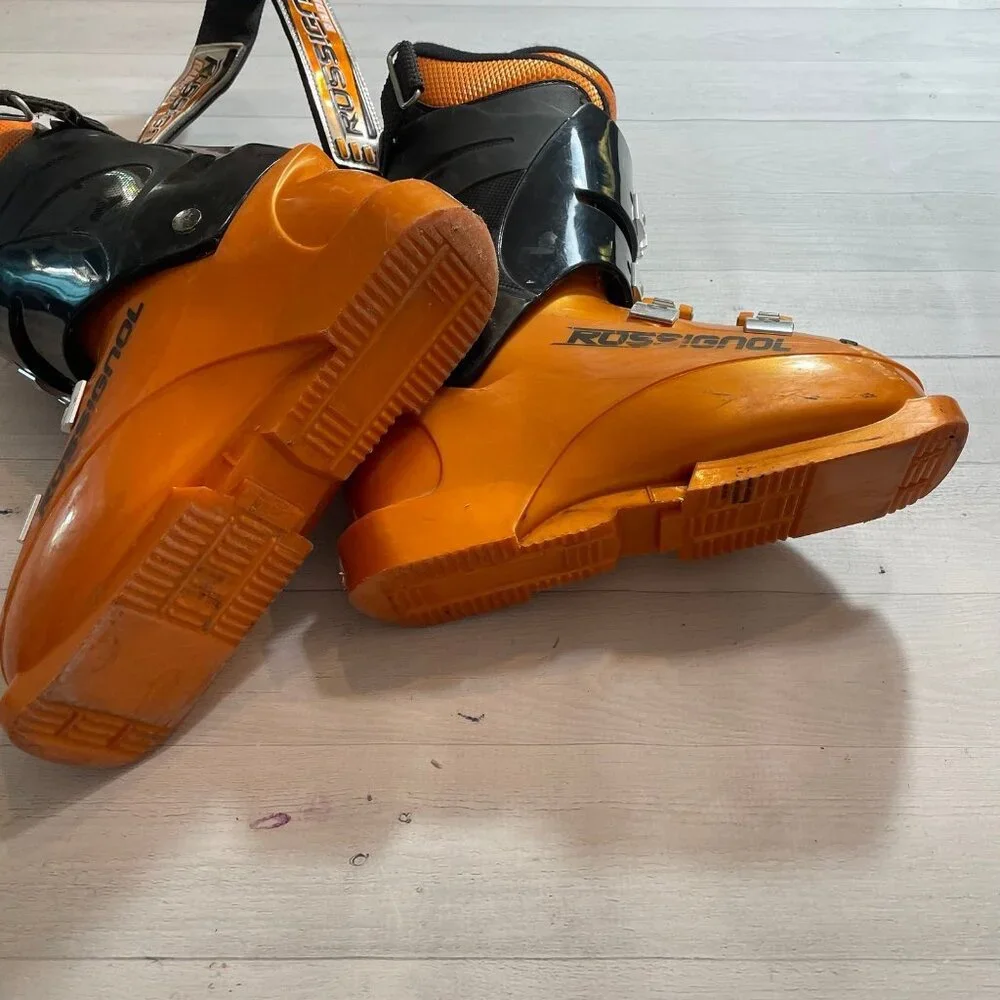 Rossignol radical jr 2 ski boots orange size 4‎